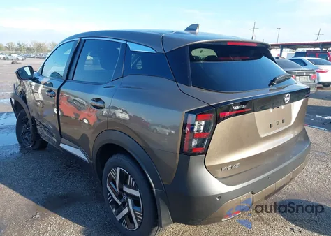 2025 Nissan Kicks Sv Fwd from USA, damaged, VIN 3N8AP6CA7SL438449